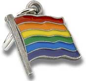 Rainbow Flag Charm