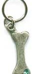 Dogbone Birthstone Charm