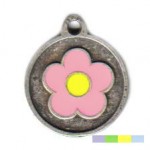 Coloured Daisy ID Tag