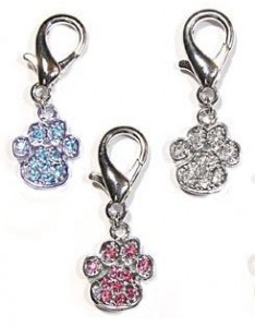 Paw Crystal Charm