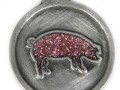 Glitter Pig ID Tag