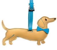 Daschund Pet Luggage Tag