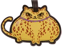 Fat Cat Pet Luggage Tag