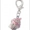 Cupcake Crystal Charm